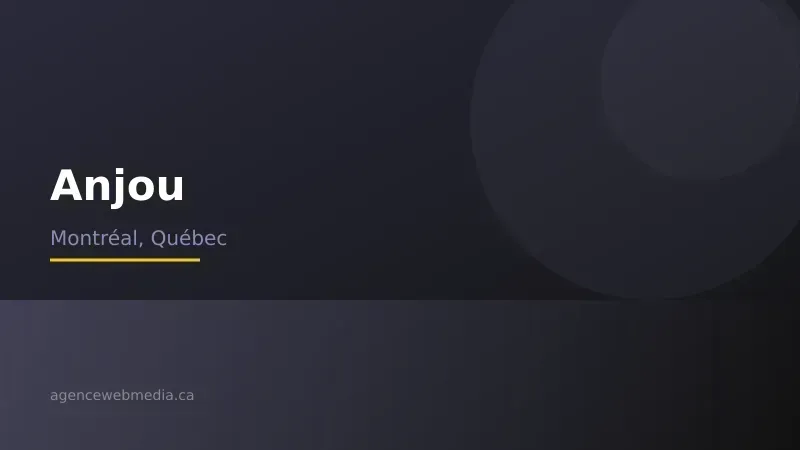 Vue de Anjou, Montréal — Conception de site web à Anjou par Agence Web MédIA