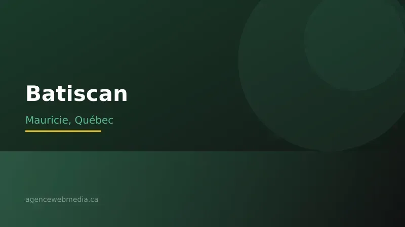 Vue de Batiscan, Mauricie — Conception de site web à Batiscan par Agence Web MédIA