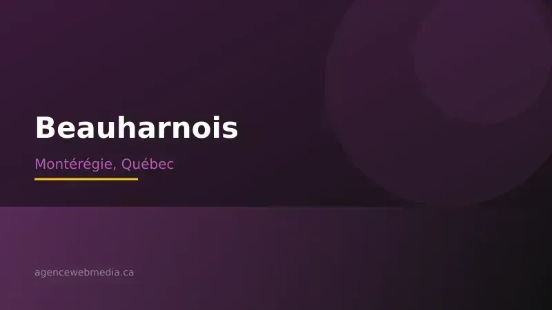 Vue de Beauharnois, Montérégie — Conception de site web à Beauharnois par Agence Web MédIA