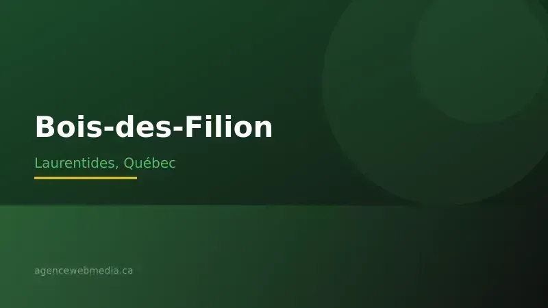 Vue de Bois-des-Filion, Laurentides — Conception de site web à Bois-des-Filion par Agence Web MédIA