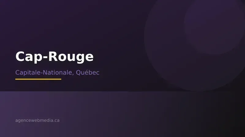 Vue de Cap-Rouge, Capitale-Nationale — Conception de site web à Cap-Rouge par Agence Web MédIA