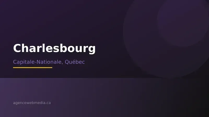 Vue de Charlesbourg, Capitale-Nationale — Conception de site web à Charlesbourg par Agence Web MédIA