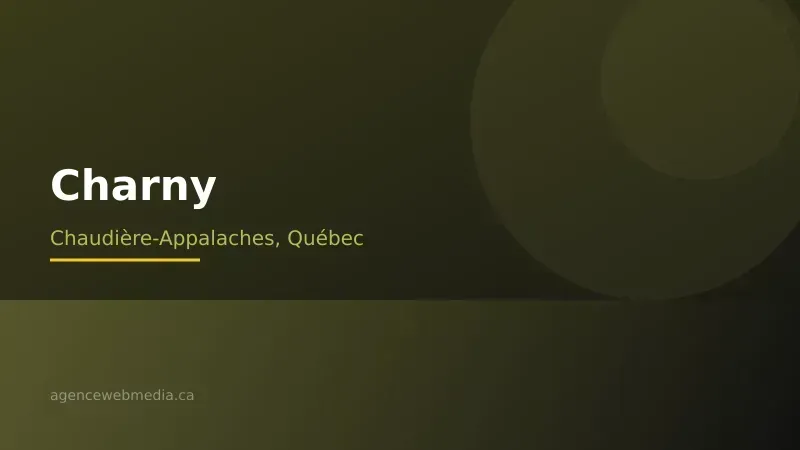 Vue de Charny, Chaudière-Appalaches — Conception de site web à Charny par Agence Web MédIA