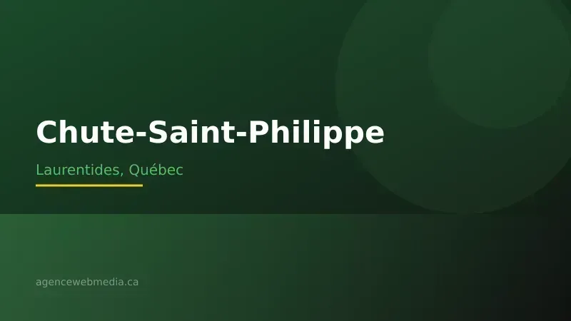 Vue de Chute-Saint-Philippe, Laurentides — Conception de site web à Chute-Saint-Philippe par Agence Web MédIA