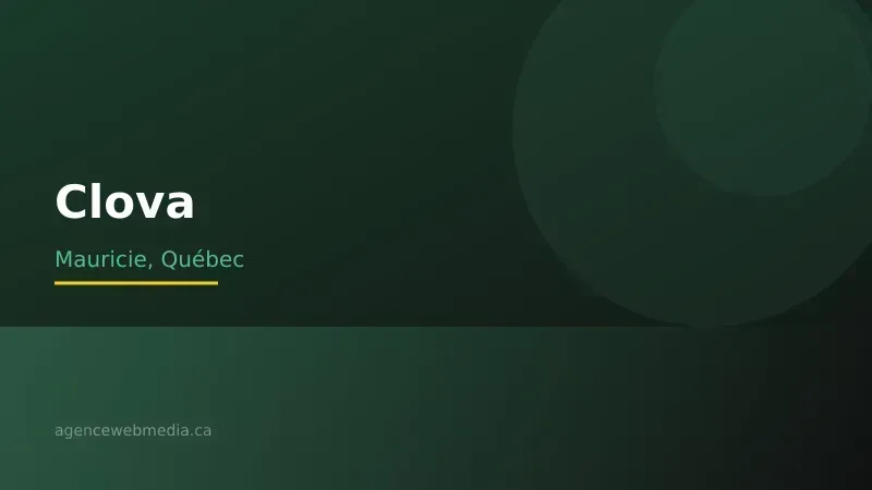 Vue de Clova, Mauricie — Conception de site web à Clova par Agence Web MédIA