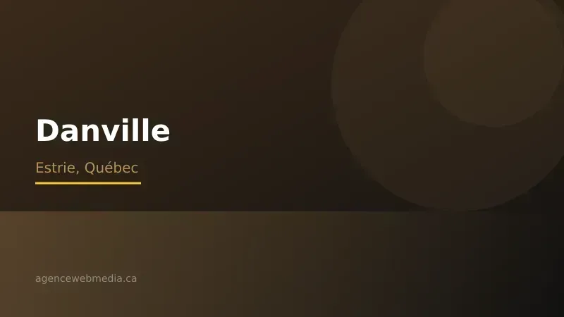 Vue de Danville, Estrie — Conception de site web à Danville par Agence Web MédIA