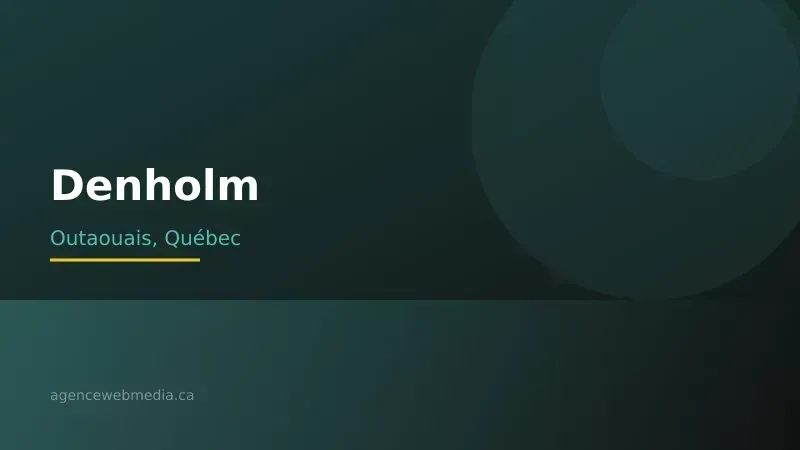 Vue de Denholm, Outaouais — Conception de site web à Denholm par Agence Web MédIA