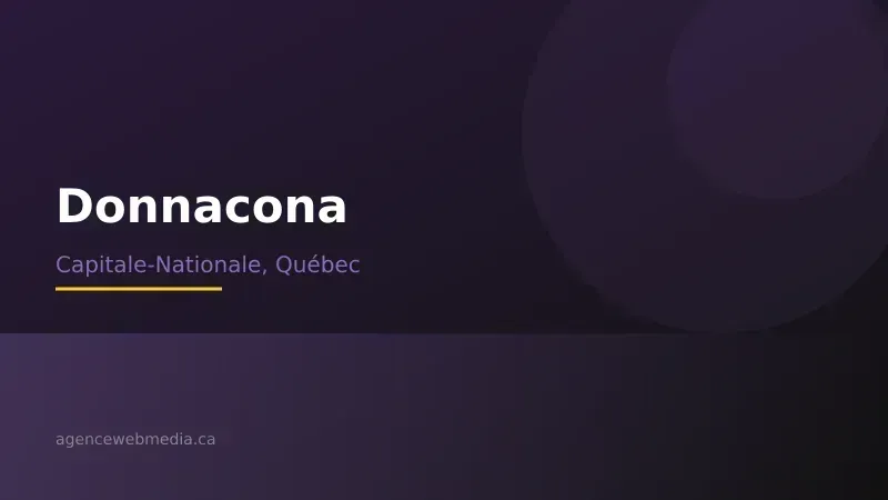Vue de Donnacona, Capitale-Nationale — Conception de site web à Donnacona par Agence Web MédIA