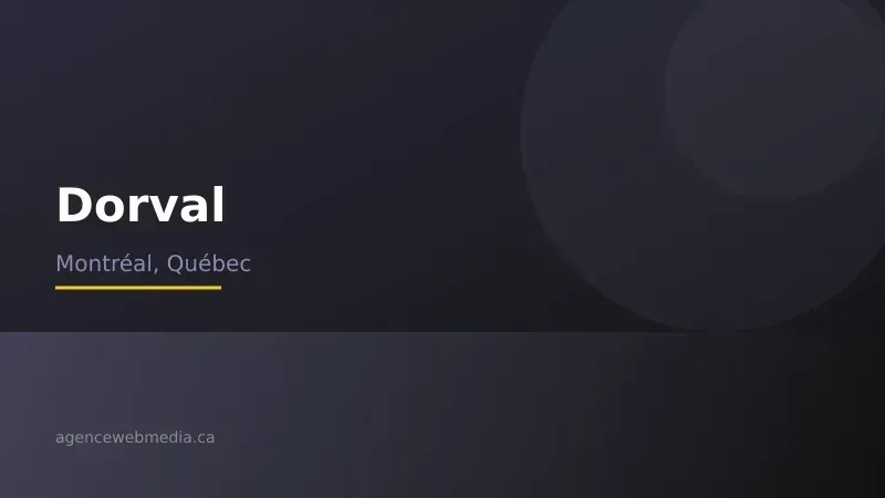 Vue de Dorval, Montréal — Conception de site web à Dorval par Agence Web MédIA
