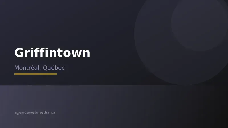 Vue de Griffintown, Montréal — Conception de site web à Griffintown par Agence Web MédIA