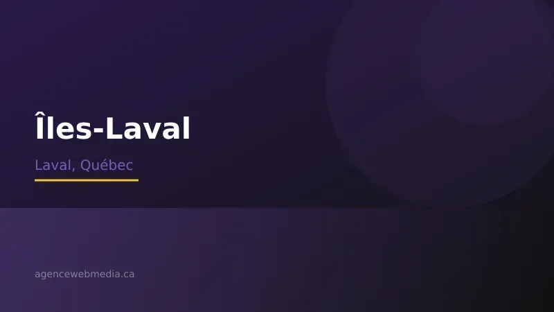 Vue de Îles-Laval, Laval — Conception de site web à Îles-Laval par Agence Web MédIA