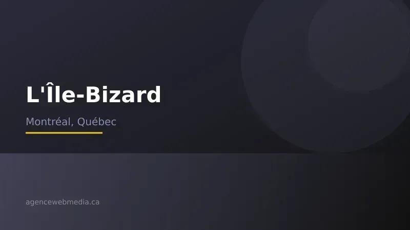 Vue de L'Île-Bizard, Montréal — Conception de site web à L'Île-Bizard par Agence Web MédIA