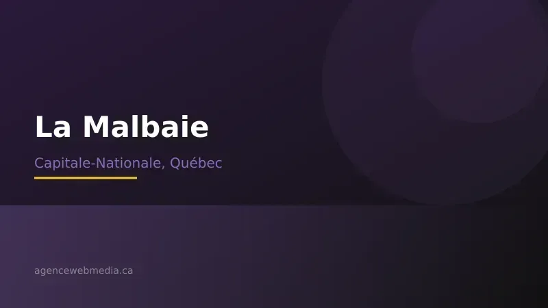 Vue de La Malbaie, Capitale-Nationale — Conception de site web à La Malbaie par Agence Web MédIA