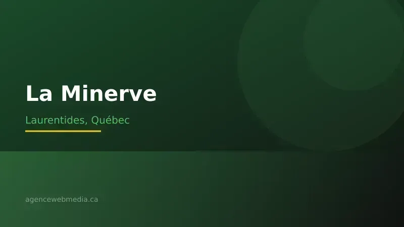 Vue de La Minerve, Laurentides — Conception de site web à La Minerve par Agence Web MédIA
