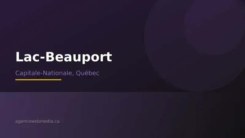 Vue de Lac-Beauport, Capitale-Nationale — Conception de site web à Lac-Beauport par Agence Web MédIA