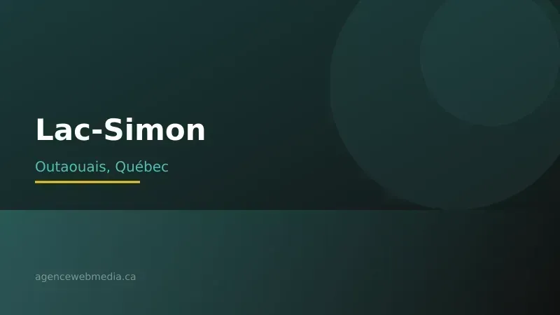 Vue de Lac-Simon, Outaouais — Conception de site web à Lac-Simon par Agence Web MédIA