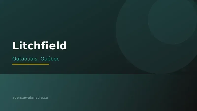 Vue de Litchfield, Outaouais — Conception de site web à Litchfield par Agence Web MédIA