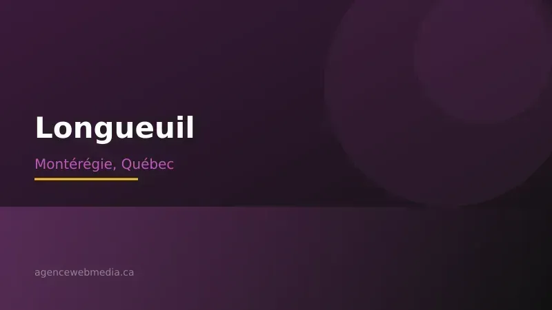 Vue de Longueuil, Montérégie — Conception de site web à Longueuil par Agence Web MédIA