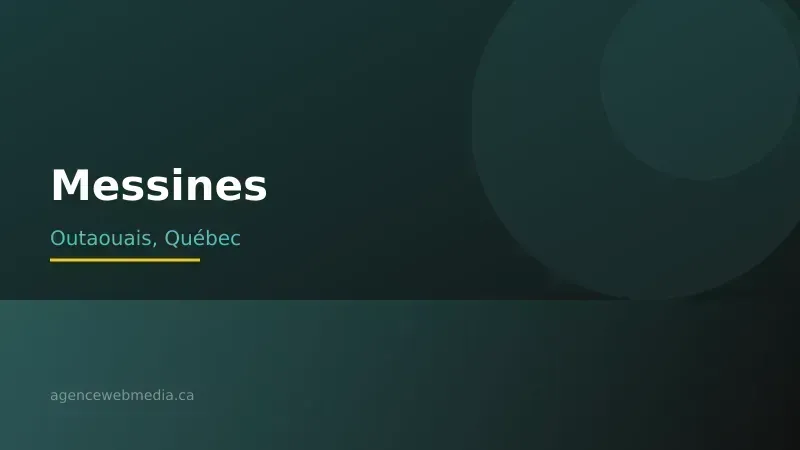 Vue de Messines, Outaouais — Conception de site web à Messines par Agence Web MédIA