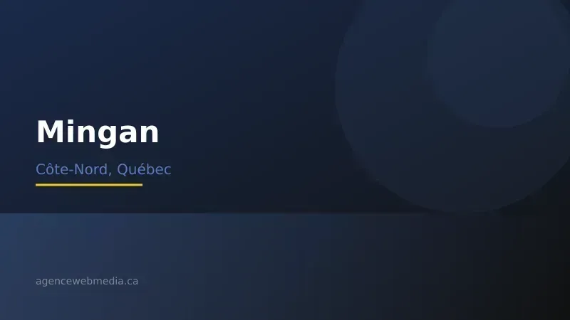 Vue de Mingan, Côte-Nord — Conception de site web à Mingan par Agence Web MédIA