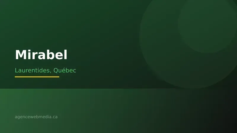 Vue de Mirabel, Laurentides — Conception de site web à Mirabel par Agence Web MédIA