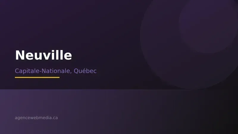 Vue de Neuville, Capitale-Nationale — Conception de site web à Neuville par Agence Web MédIA