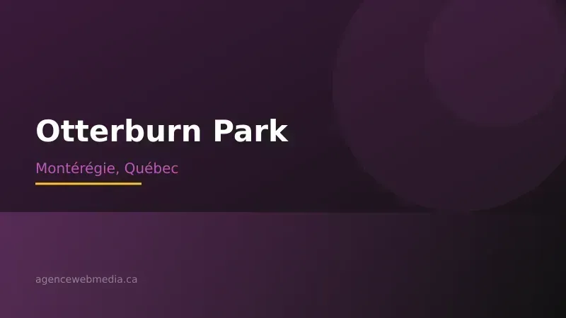 Vue de Otterburn Park, Montérégie — Conception de site web à Otterburn Park par Agence Web MédIA
