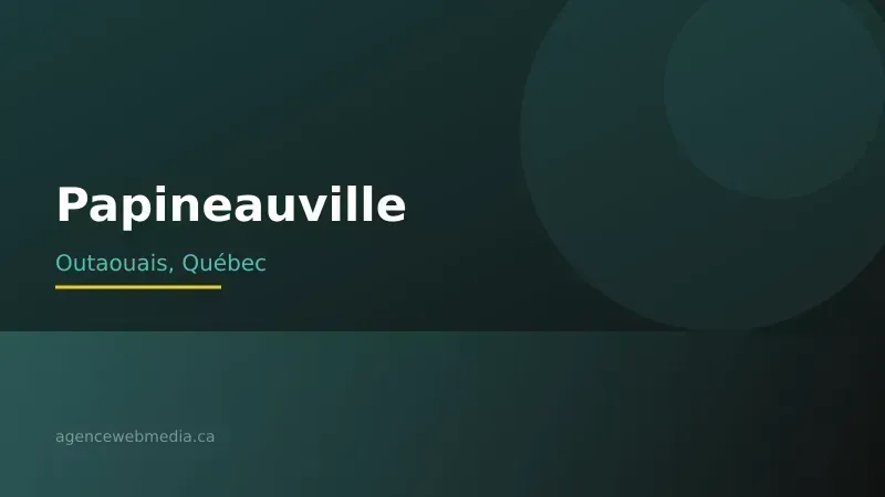 Vue de Papineauville, Outaouais — Conception de site web à Papineauville par Agence Web MédIA