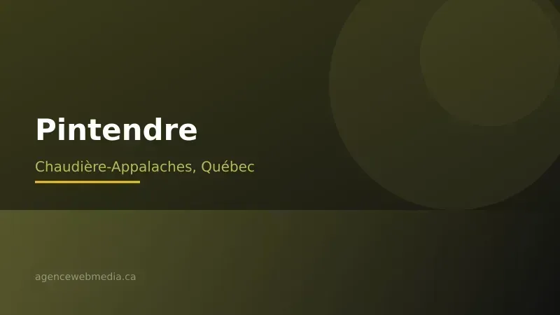 Vue de Pintendre, Chaudière-Appalaches — Conception de site web à Pintendre par Agence Web MédIA