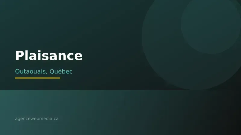Vue de Plaisance, Outaouais — Conception de site web à Plaisance par Agence Web MédIA