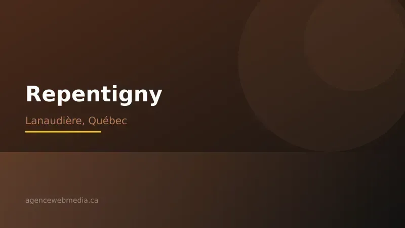 Vue de Repentigny, Lanaudière — Conception de site web à Repentigny par Agence Web MédIA