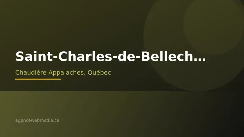 Vue de Saint-Charles-de-Bellechasse, Chaudière-Appalaches — Conception de site web à Saint-Charles-de-Bellechasse par Agence Web MédIA