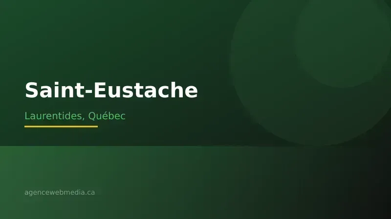 Vue de Saint-Eustache, Laurentides — Conception de site web à Saint-Eustache par Agence Web MédIA