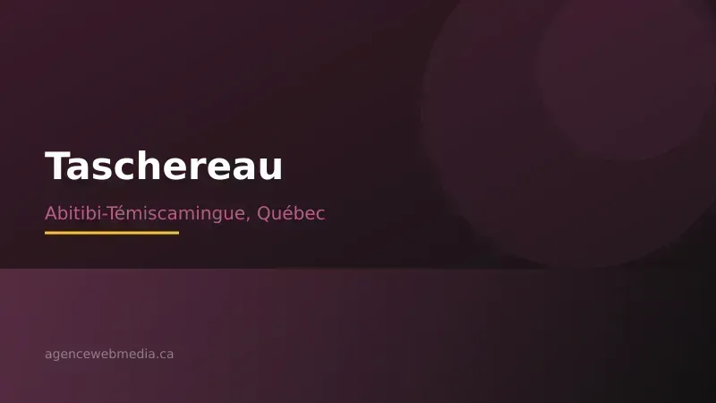 Vue de Taschereau, Abitibi-Témiscamingue — Conception de site web à Taschereau par Agence Web MédIA