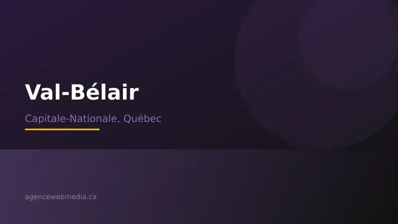 Vue de Val-Bélair, Capitale-Nationale — Conception de site web à Val-Bélair par Agence Web MédIA