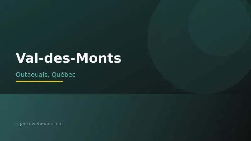 Vue de Val-des-Monts, Outaouais — Conception de site web à Val-des-Monts par Agence Web MédIA