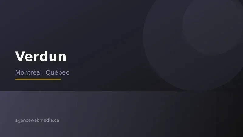 Vue de Verdun, Montréal — Conception de site web à Verdun par Agence Web MédIA